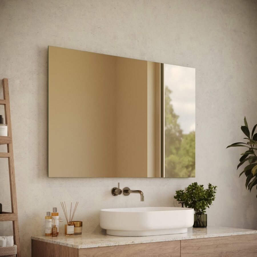 Badspiegel getönt bronze - Cristal