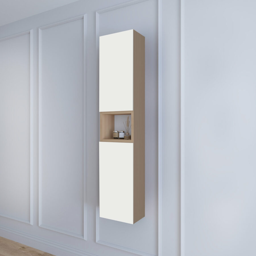 Hochschrank fürs Bad mit Regal - Eliara