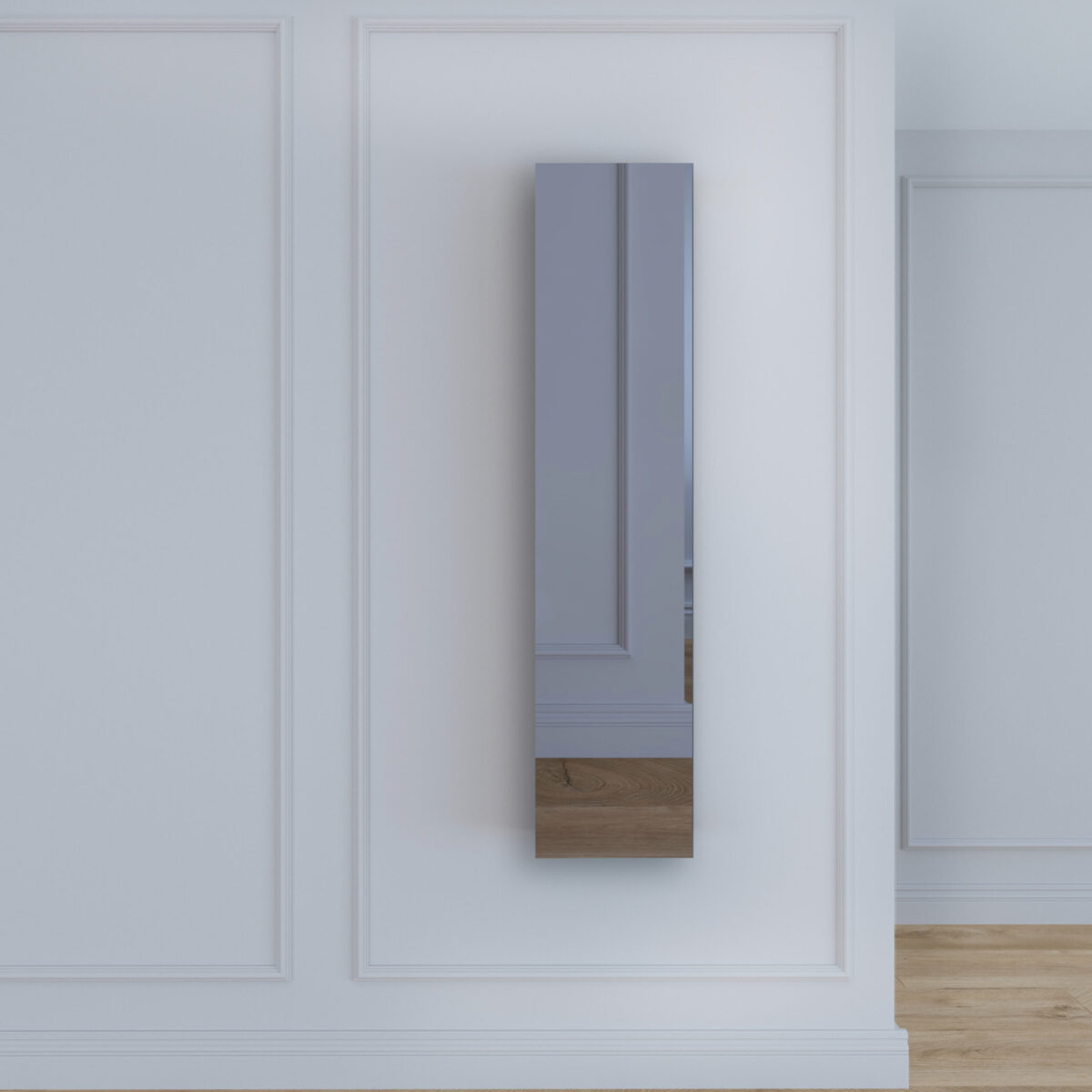 Hochschrank fürs Bad mit Spiegeltür - Leara