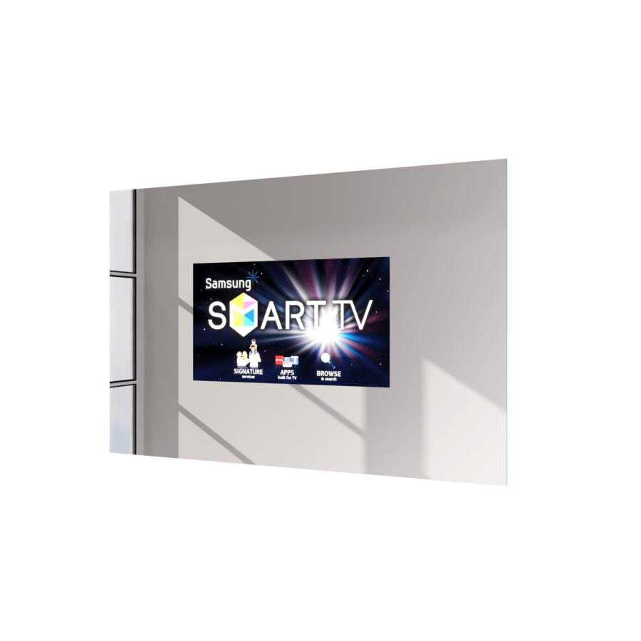 Badspiegel mit Fernseher