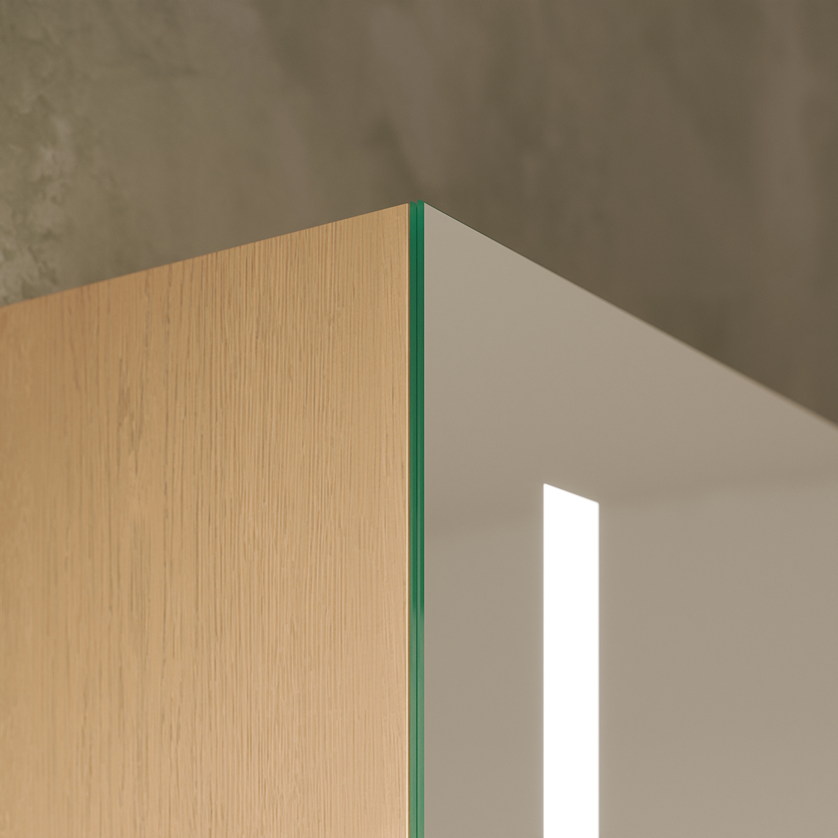 Spiegelschrank fürs Bad mit Beleuchtung - Noera links rechts – Bild 7