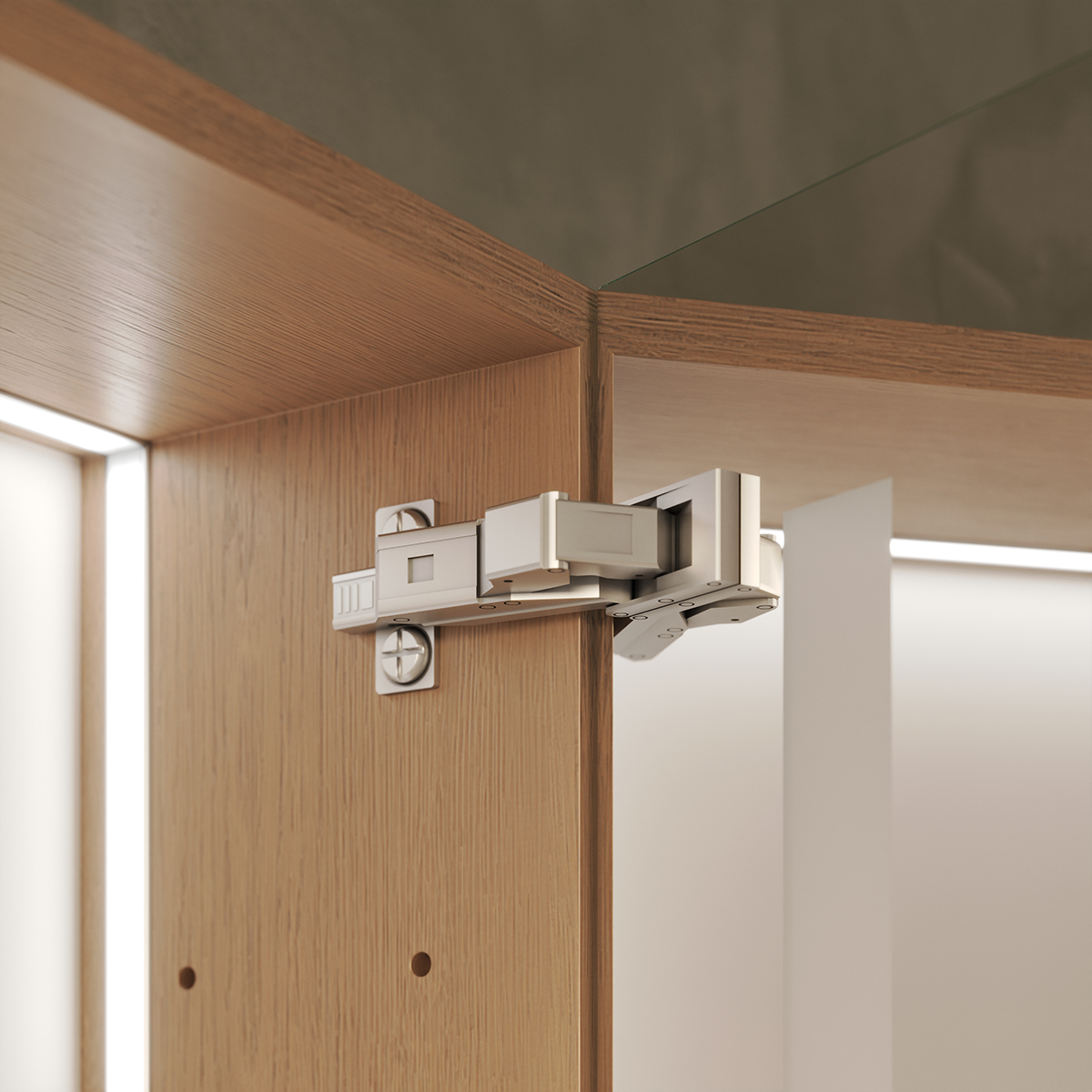 Spiegelschrank fürs Bad mit Beleuchtung - Noera links rechts – Bild 8