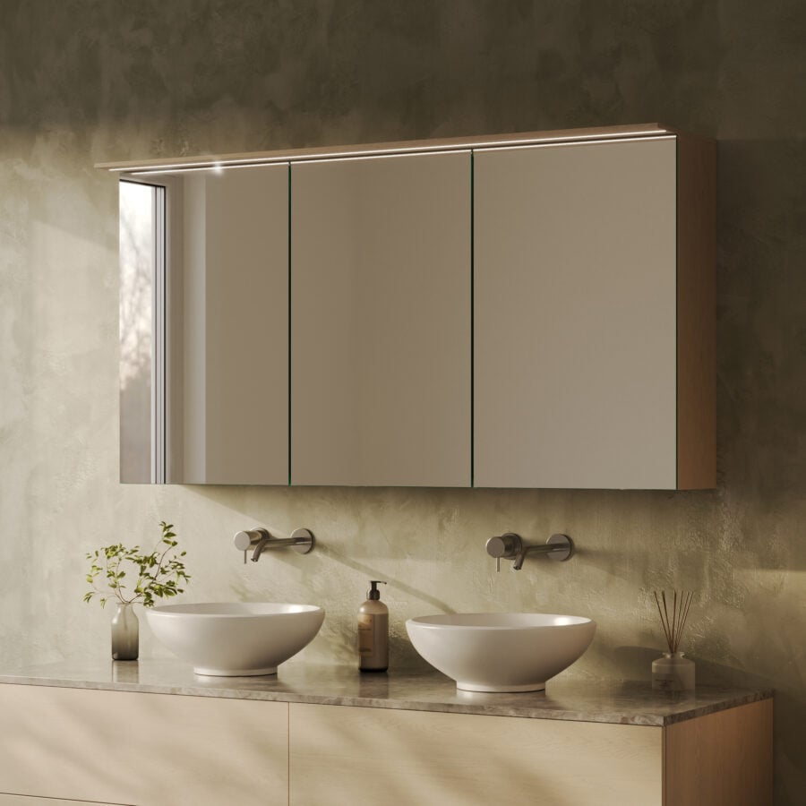 Spiegelschrank fürs Bad mit Beleuchtung - Sonela