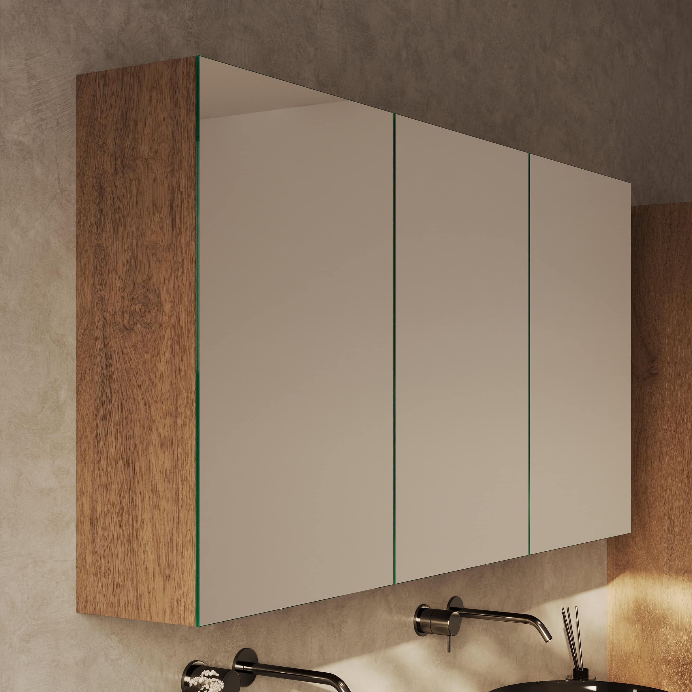 Spiegelschrank fürs Bad mit Innenbeleuchtung - Aurea – Bild 5