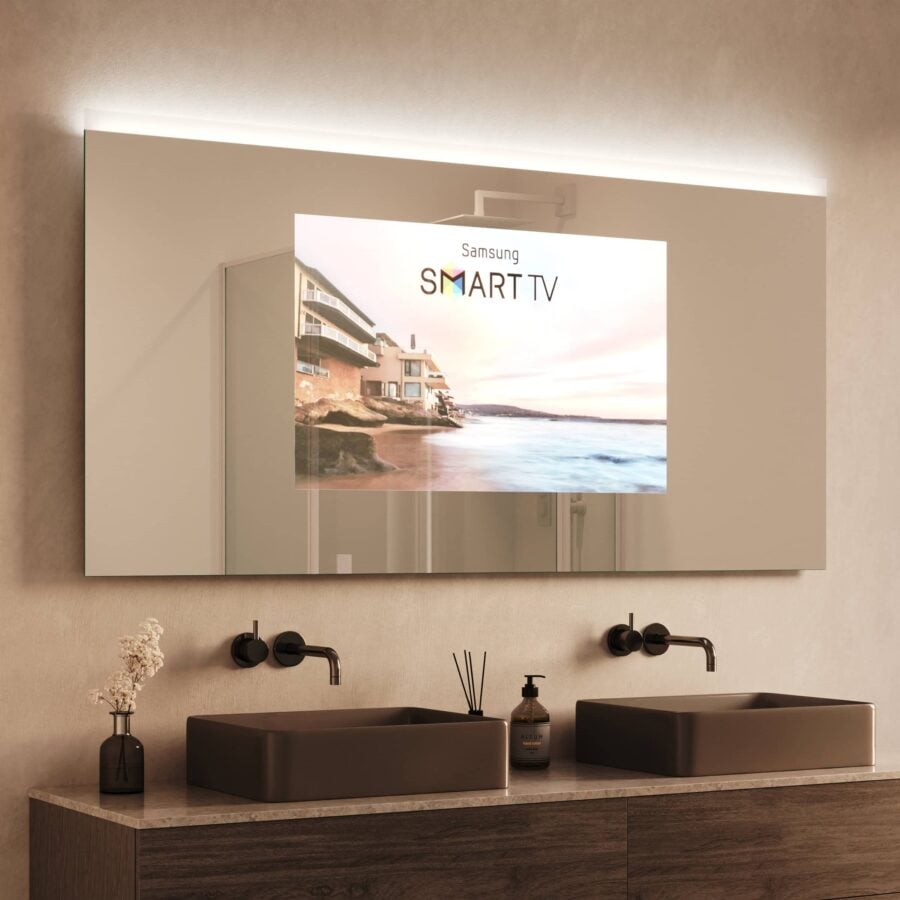 TV Spiegel mit Beleuchtung - Noemi oben